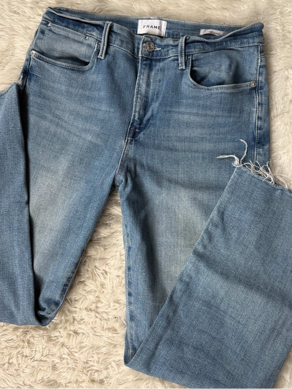Frame Le High Straight Denim Jeans